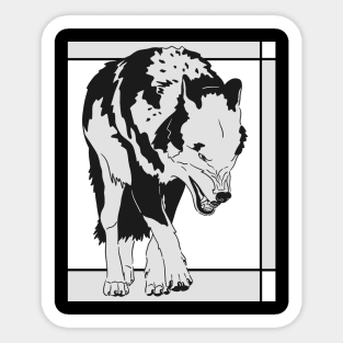 Gray Wolf Sticker